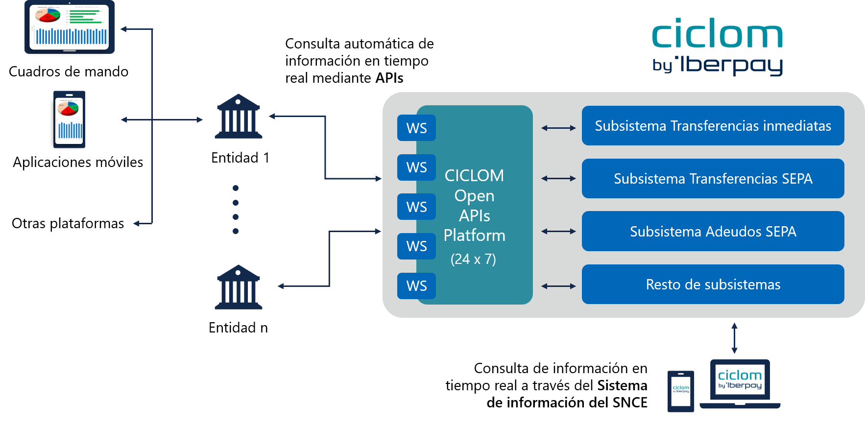 Servicio CICLOM Open APIS